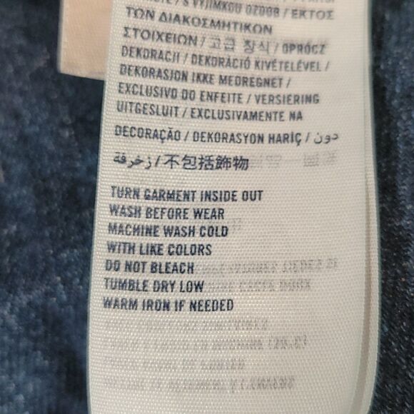 🔹️Abercrombie & Fitch Blue Dark Wash Skinny Leg Jeans Size Youth 16 - Picture 9 of 9